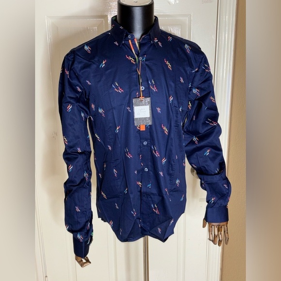 eight X Other - Eight X Modern Classic Button Down Shirt Color Navy Size L